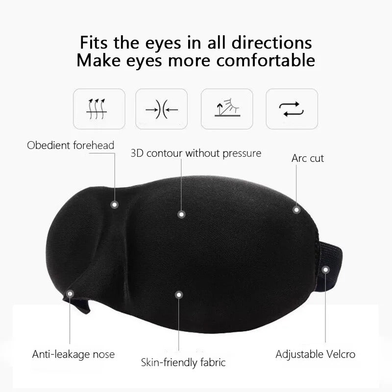 3D Contoured Sleeping Mask