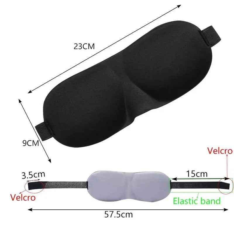 3D Contoured Sleeping Mask